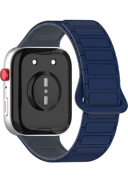 Huawei Watch Fit 3 / Fit 4 / Fit 4 Pro Uyum Manyetik Silikon Bakla Desen Kordon Ayarlanabilir Kayış fırsatları