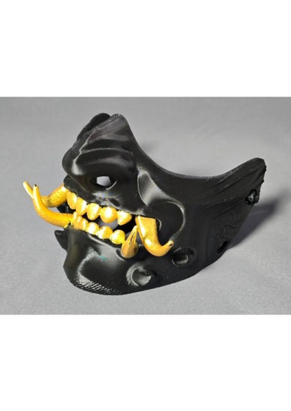 Mempo Samurai Oni Maske – 3D Baskı Koleksiyon Aksesuarı