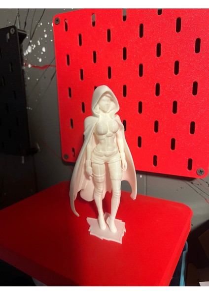 “riding Hood” Pin-Up Kız Figürü – Özgün 3D Baskı Tasarım