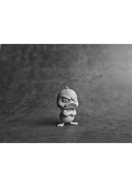 Grumpy Duckling 3 Lü Mini Hayvan Figürü Dekor Seti