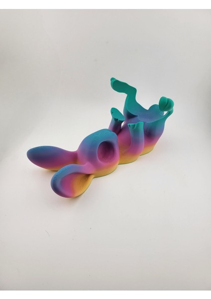 Paskalya Tavşanı Şarap Şişesi Tutacağı – 3D Baskı Dekoratif Ürün