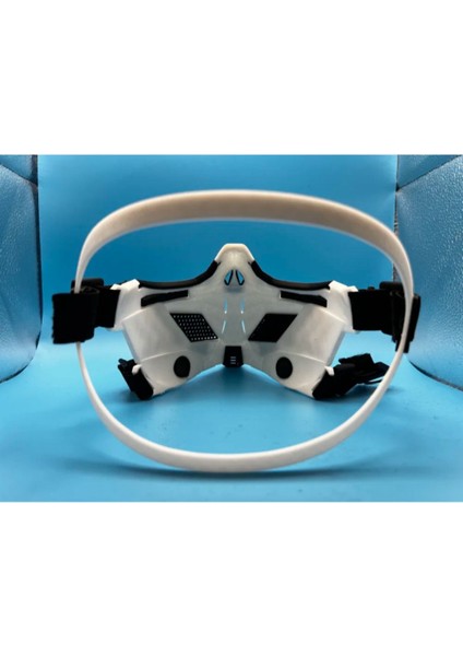 Cyberpunk Maske - Print-In-Place Tasarım 3D Baskı