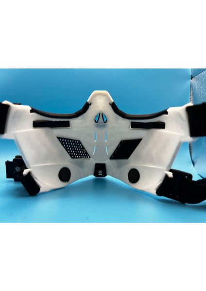 Cyberpunk Maske - Print-In-Place Tasarım 3D Baskı