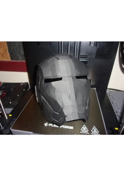 Iron Man Maskesi – Detaylı Tasarım ve 3D Baskı