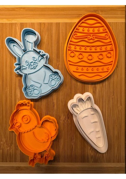 Easter Cookie Cutter Set – Şık ve Eğlenceli Paskalya Kurabiye Kalıpları