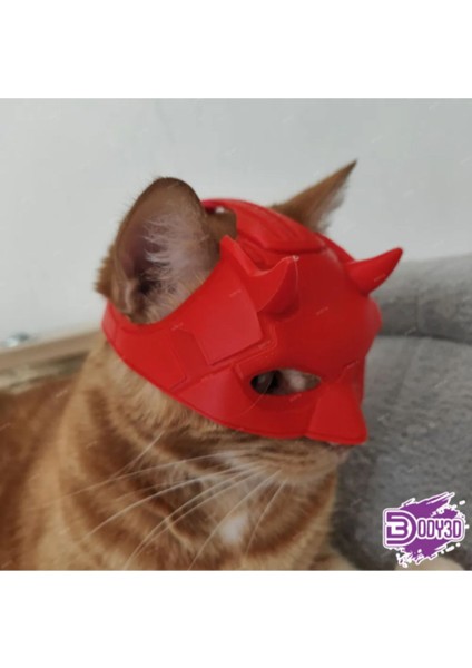 Daredevil Cat Mask – Eğlenceli Kahraman Kedi Maskesi