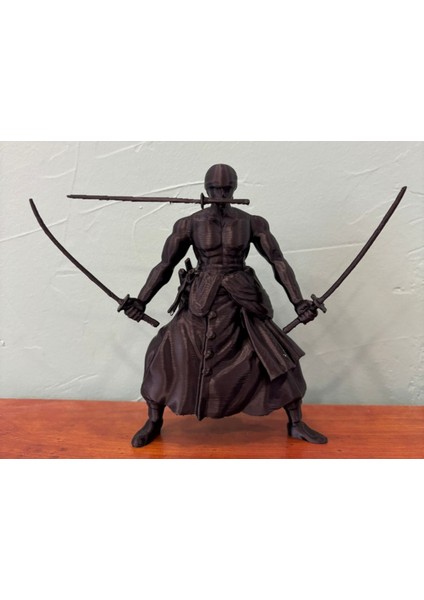 Roronoa Zoro – 3 Kılıç Stili Figür (One Piece) – 3D Baskı