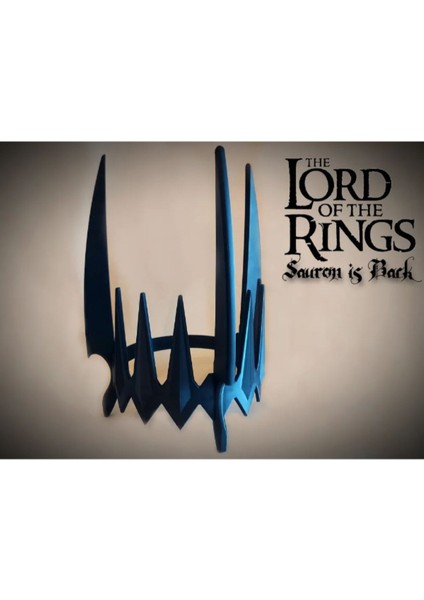 Sauron’un Tacı – Yüzüklerin Efendisi Temalı 3D Baskı Dekor
