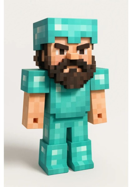 Minecraft Stili Jack Black Figürü