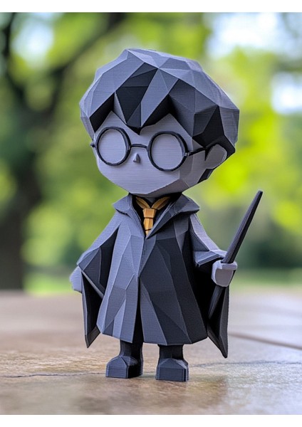 Mini Harry Potter 3D Figür - Pla Plus Malzemeden Dekoratif Koleksiyon Parçası