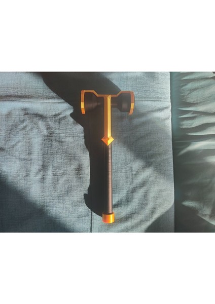 Arcane Jayce’in Hextech Çekici – 3D Baskı Pla Özel Tasarım Küçük Dövme Çekici