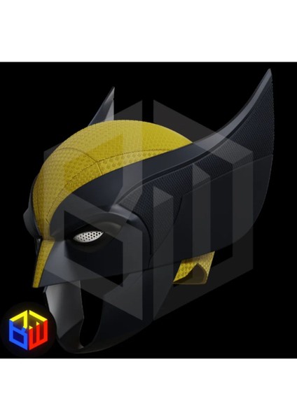Wolverine Dokulu Kask V3 - Özgün Tasarım 3D Baskı