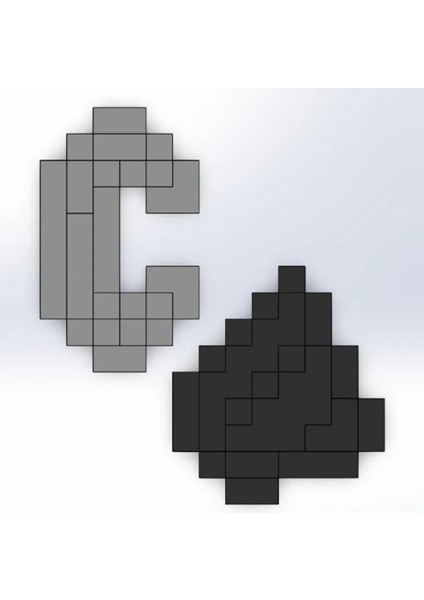 Minecraft Flint And Steel – Dekoratif 3D Model