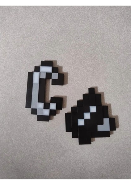 Minecraft Flint And Steel – Dekoratif 3D Model