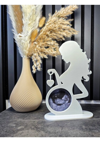 Hamile Anne Ultrason Fotoğraf Çerçevesi – Pla 3D Baskı – Yenidoğan Hatırası fiyatları