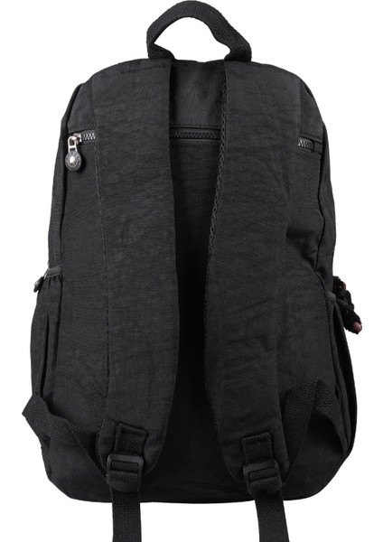 Fcstore Krinkıl Kumaş Suya Dayanıklı Büyük Boy Siyah Klinkır Sırt Çantası/laptop Seyahat Okul Çanta fiyatları