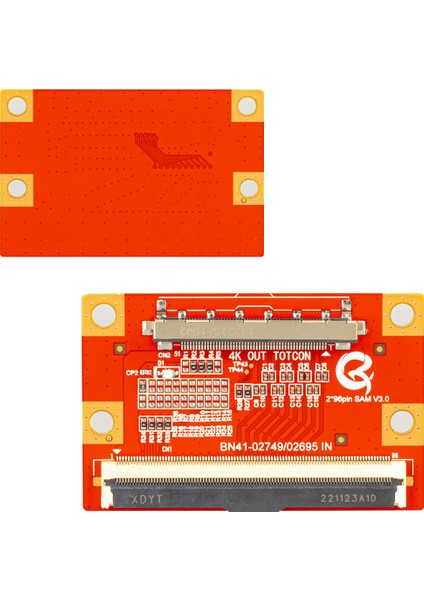 96 Pın- 51 Pın Samsung Q T-Con Flexı Çevirici Board (4457)