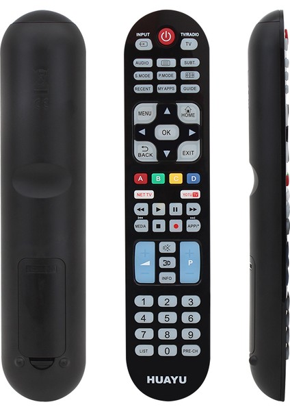 Lg-Sony-Samsung Netflıx-Youtube Tuşlu 3 In 1 Unıversal Lcd-Led Tv Kumanda Ambalajlı