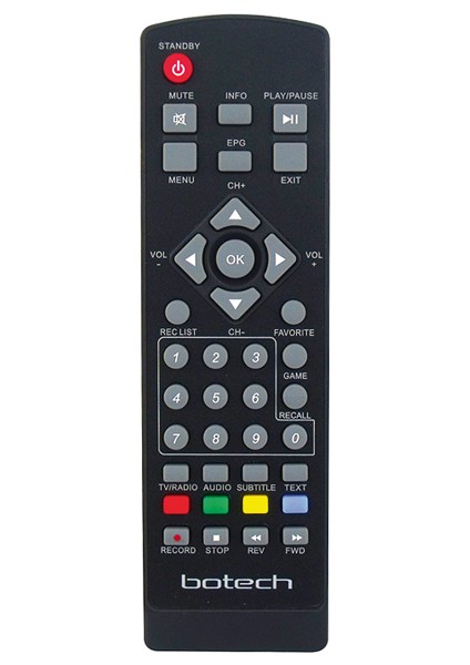 Botech BC-7200 Fta Usb*acıko Kayıtlı Uydu Kumanda (4457)