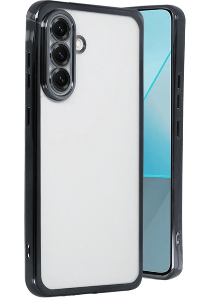 Samsung Galaxy A56 Kılıf Razer Lensli Silikon - Siyah Ferrg