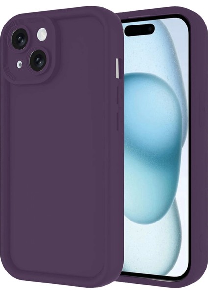 Apple iPhone 14 Kılıf Viera Silikon - Mor Ferrg