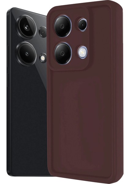 Xiaomi Redmi Note 13 Pro 4g Kılıf Viera Silikon - Bordo Ferrg