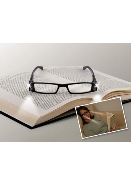 Büro Ev Ofis Yazlık Personeli Için Kitap Okuma Aparatı LED Işıklı Gözlük fiyatları