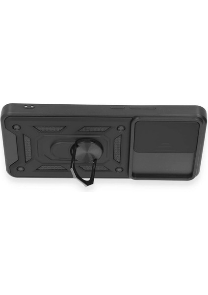 Xiaomi Mi 12T Pro Kılıf Pars Lens Yüzüklü Silikon - Siyah Ferrg modelleri