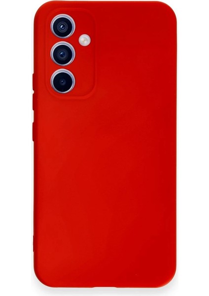 Samsung Galaxy A34 5g Kılıf Nano Içi Kadife Silikon - Kırmızı Ferrg
