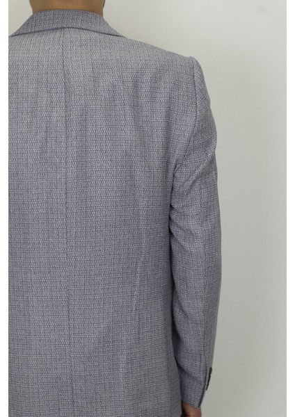 Fistan Store Erkek Taş Spor Kesim Rahat Kalıp Tek Düğme Yazlık Blazer Ceket