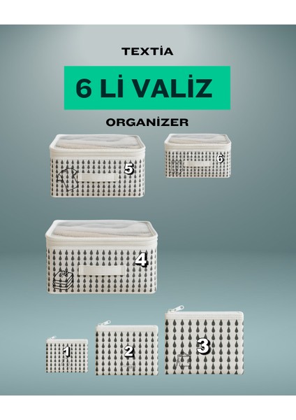 6’lı Valiz Içi Düzenleyici Set fiyatları