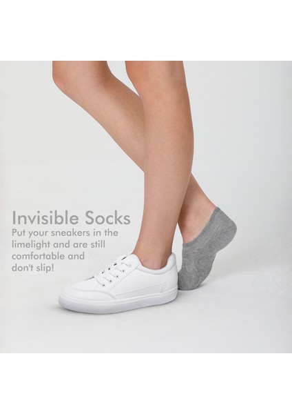 6'lı Bambu Siyah Dikişsiz Elastan Görünmez No Show Sneakers Kadın Çorabı 2112 fırsatları