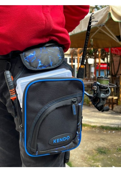 Kendo Bacaktan Bağlamalı Spin Çantası (2 Kutulu)
