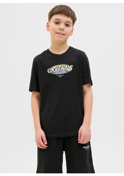 Baskılı Siyah Erkek Çocuk T-Shirt 12278350 fiyatları