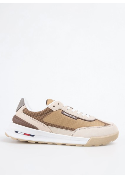 Bej Erkek Sneaker Retro Runner Seasonal
