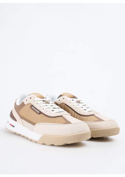 Bej Erkek Sneaker Retro Runner Seasonal