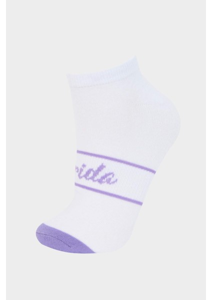 Kadın 3'lü Pamuklu Patik Çorap E2095AXNS fırsatları