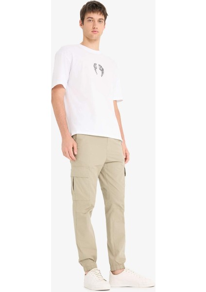 %100 Pamuk Regular Kargo Cepli Yazlık Jogger Paraşüt Pantolon E2181AX25SM modelleri