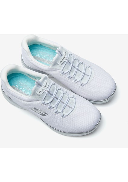 12980TK-WSL Summits Kadın Beyaz Sneaker Günlük Spor Ayakkabı indirimleri