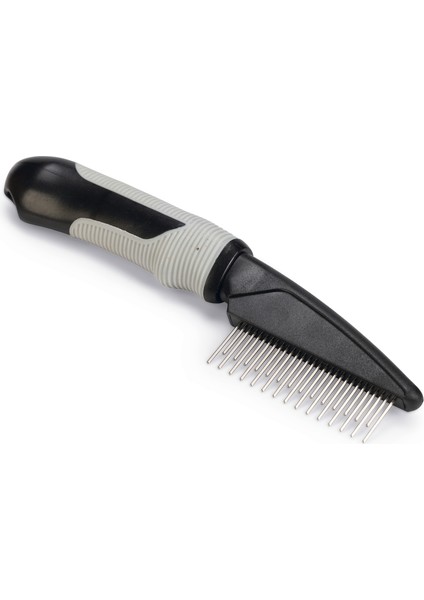 Tüy Dökme Dönemi Köpek Tarağı, S, Siyah Gri, 21CM, 21X5,5X3CM