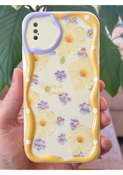 Apple iPhone X/xs Kılıf Tasarımlı Desenli Kamera Korumalı Papatya Çiçek Renkli Silikon Kapak fiyatları