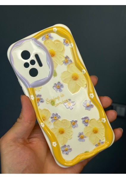 Xiaomi Redmi Note 10 Pro Uyumlu Kılıf Tasarımlı Desenli Kamera Korumalı Papatya Çiçek Renkli Silikon Kapak fiyatları