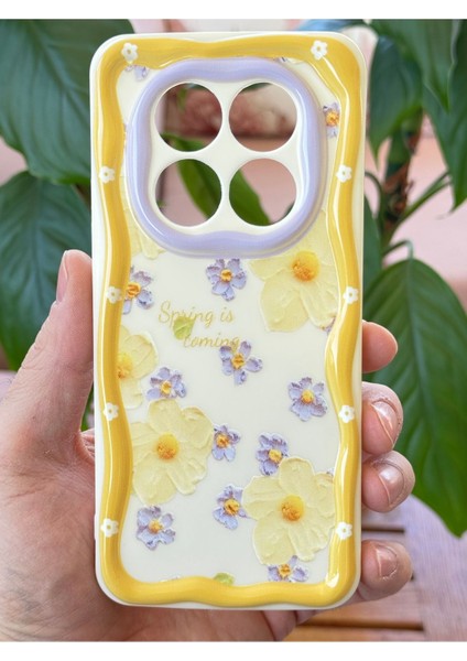 Xiaomi Redmi Note 14 Pro 4g Kılıf Tasarımlı Desenli Kamera Korumalı Papatya Çiçek Renkli Silikon Kapak fiyatları