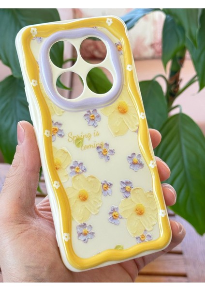 Xiaomi Redmi Note 14 Pro 4g Kılıf Tasarımlı Desenli Kamera Korumalı Papatya Çiçek Renkli Silikon Kapak fırsatları