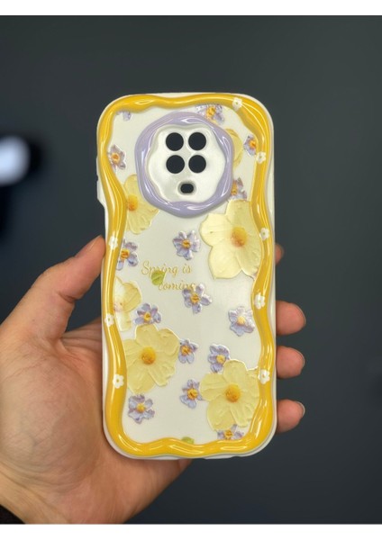 Xiaomi Redmi Note 9s/9 Pro Uyumlu Kılıf Tasarımlı Desenli Kamera Korumalı Papatya Çiçek Renkli Silikon Kap fiyatları
