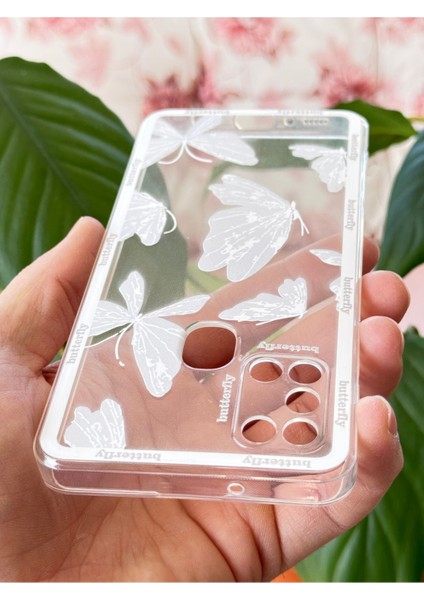 Samsung Galaxy M31 Kılıf Şeffaf Kelebek Tasarımlı Desenli Kamera Korumalı Yumuşak Silikon Kapak modelleri