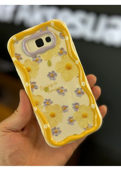 Samsung Galaxy J7 Prime Uyumlu Kılıf Tasarımlı Desenli Kamera Korumalı Papatya Çiçek Renkli Silikon Kapak fiyatları