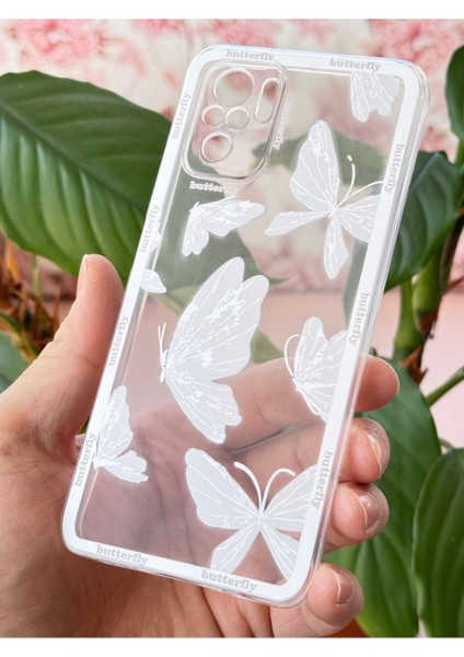 Xiaomi Redmi Note 10/10S Kılıf Tasarımlı Desenli Kamera Korumalı Şeffaf Kelebek Esnek Yumuşak Silikon Kapak fiyatları