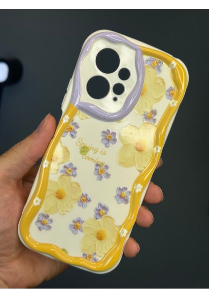 Xiaomi Redmi Note 12 4g Uyumlu Kılıf Tasarımlı Desenli Kamera Korumalı Papatya Çiçek Renkli Silikon Kapak modelleri
