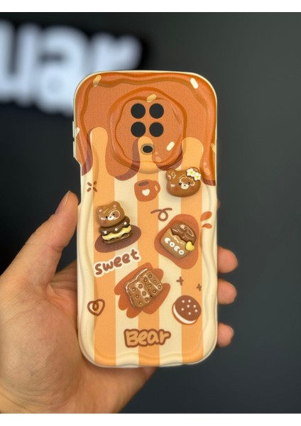Xiaomi Redmi Note 9s/9 Pro Kılıf Tasarımlı Desenli Kamera Korumalı Ayıcık Bisküvi Renkli Cofffe Silikon Kap fırsatları